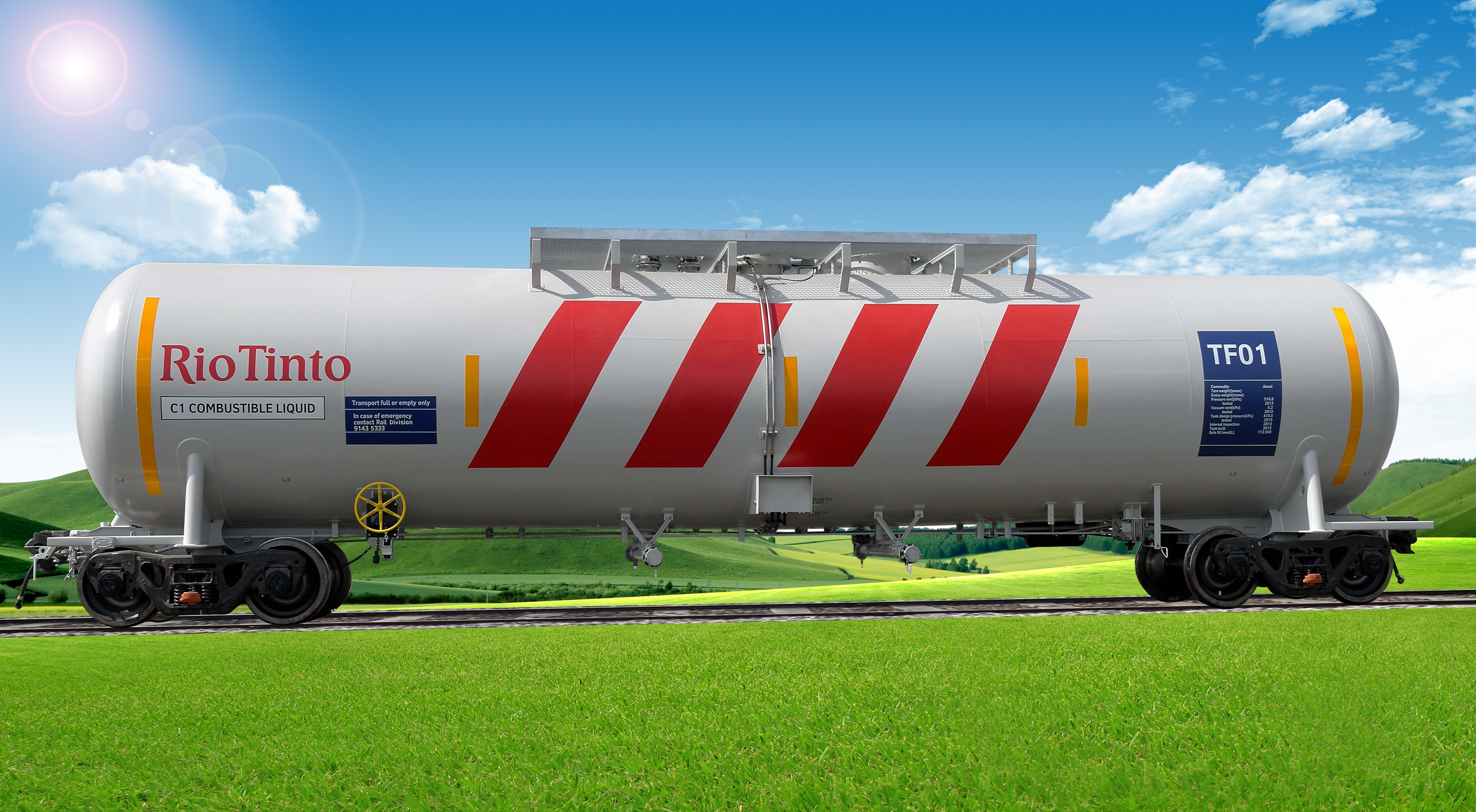 32.5t轴重柴油铁路罐车