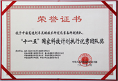 Best Team Implementing National Science and Technology Support Program in the Eleventh Five Year Plan Period