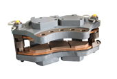 Hydraulic caliper for light rail vehicle (driven)
